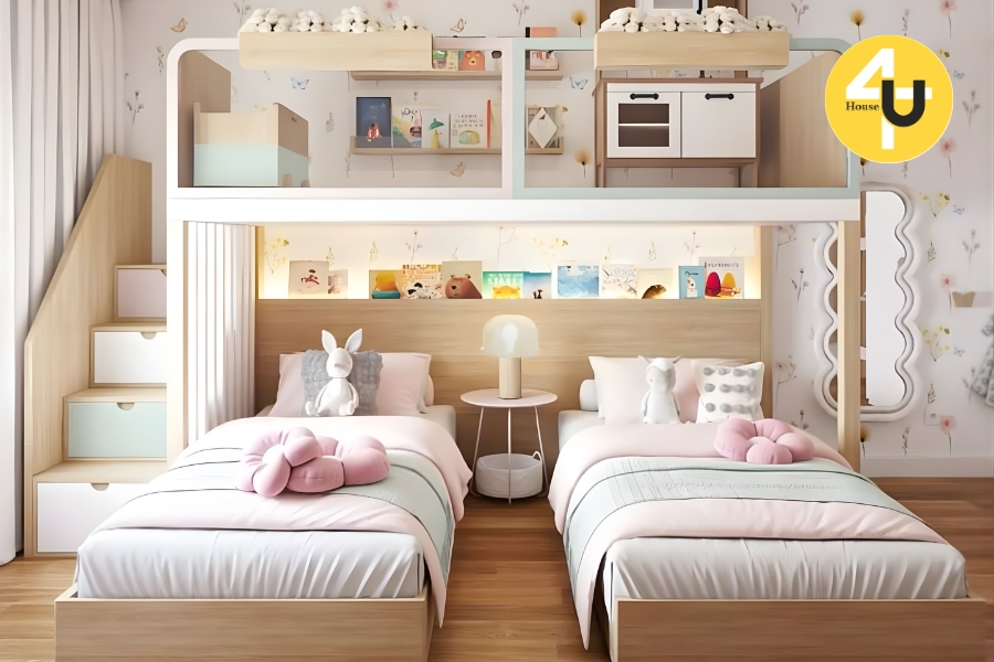 Tạo Nên Thế Giới Đầy Màu Sắc Với Giấy Dán Tường Phòng Trẻ Em